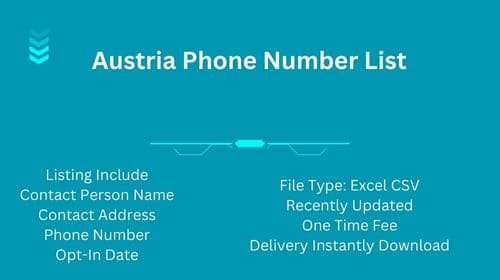 Austria Phone Number List