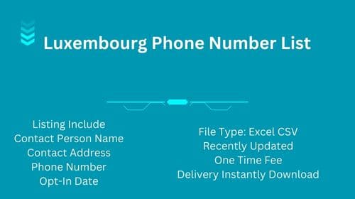Luxembourg Phone Number List