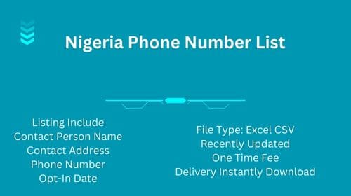 Nigeria Phone Number List