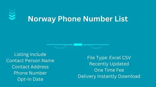 Norway Phone Number List