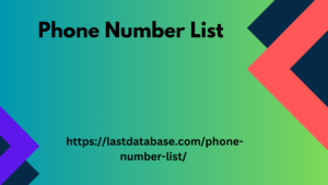 Phone Number List