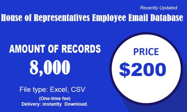 House of Representatives Employee Email Analytics Data