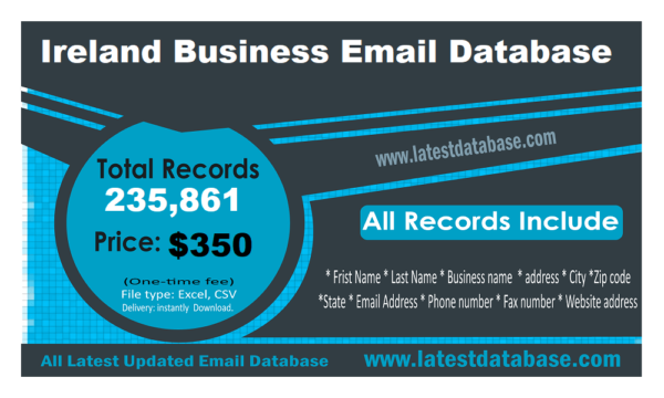 Ireland Email Analytics Data